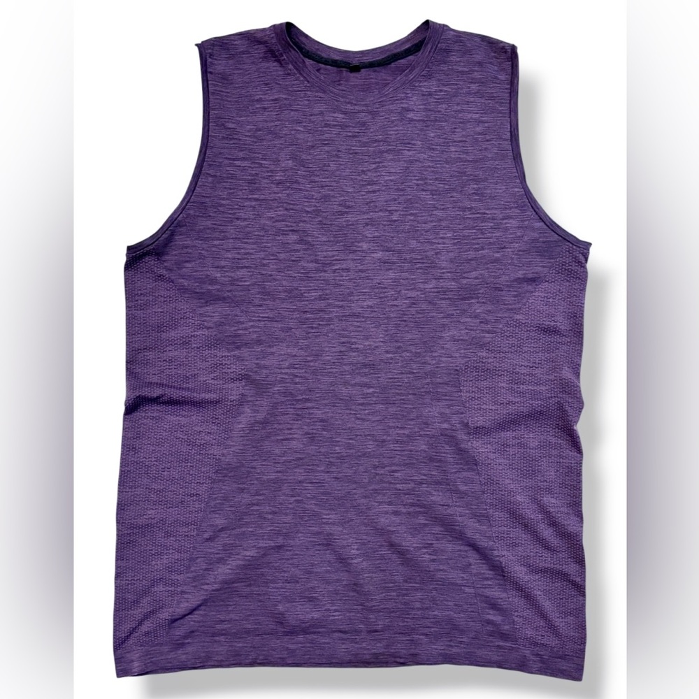 ALPHALETE Purple Crew Neck Tank Size Large